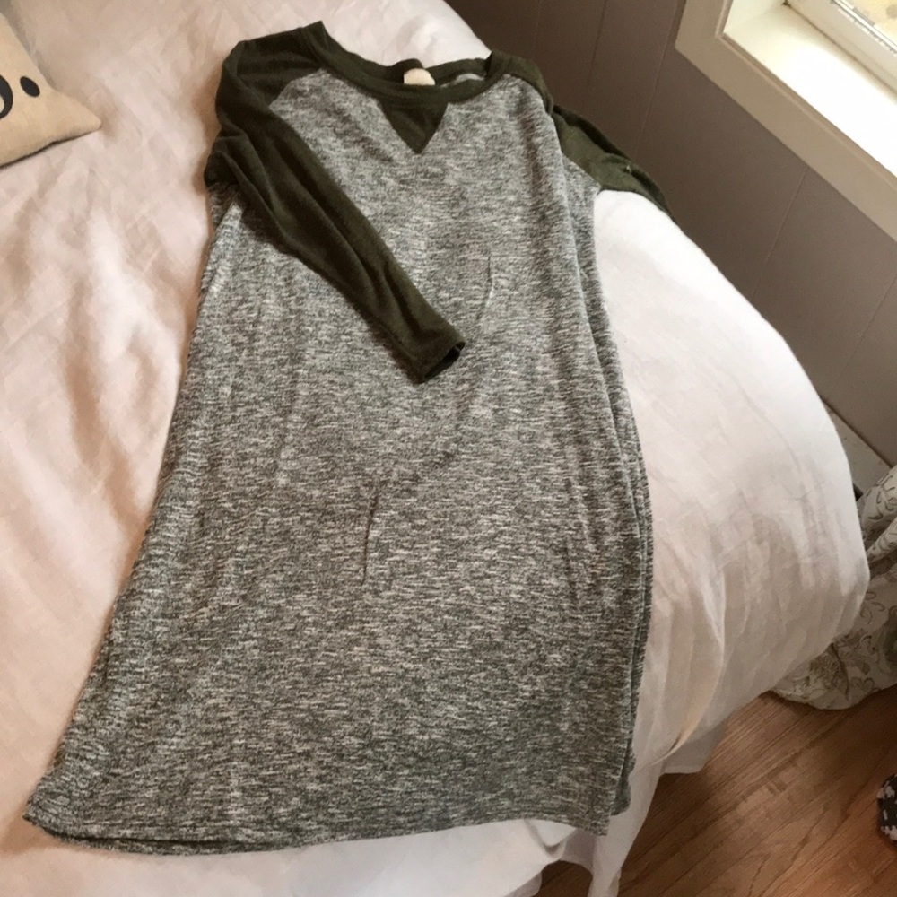 Baseball tee dress
